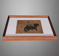 威海书画装裱配框服务案例